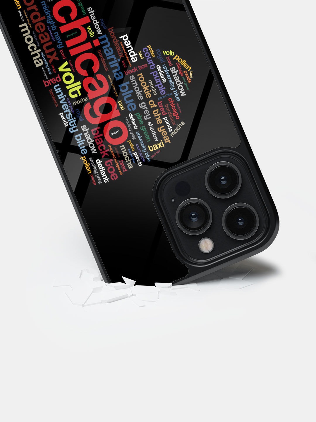 

macmerise Sneakerhead Labels iPhone 14 Pro Max Back Case, Black