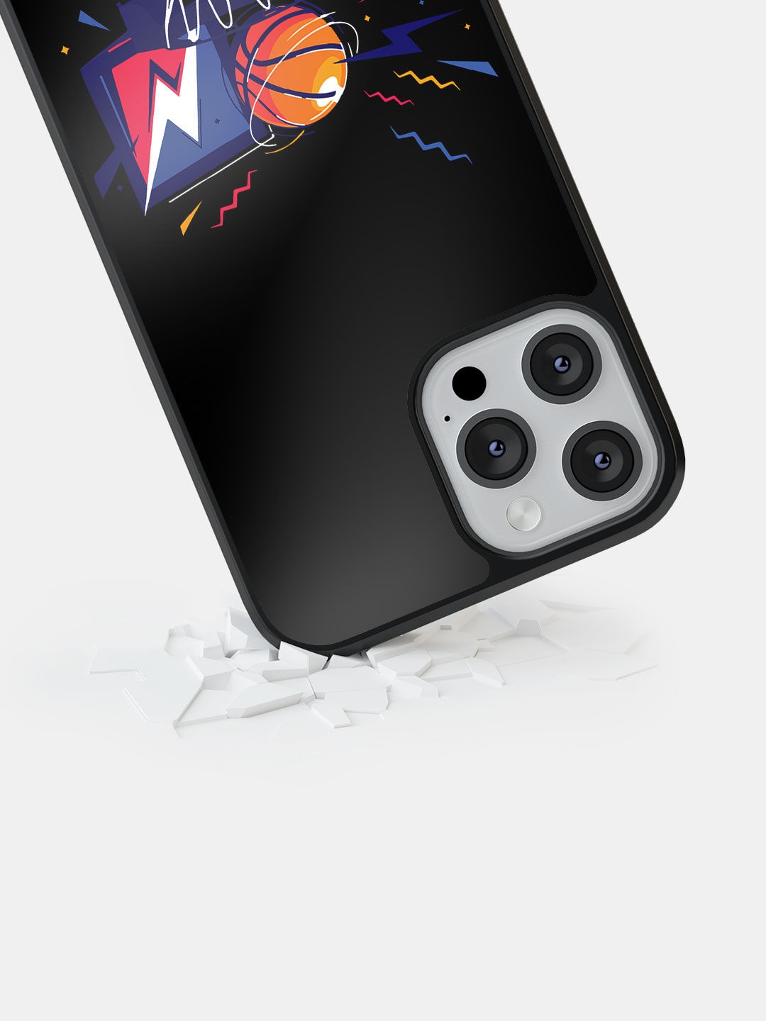 

macmerise Sneakerhead Basket iPhone 12 Pro Bumper Case, Black