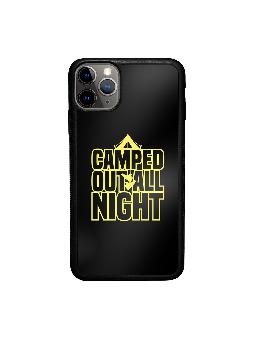 

macmerise Sneakerhead Camped Out iPhone 11 Pro Bumper Case, Black