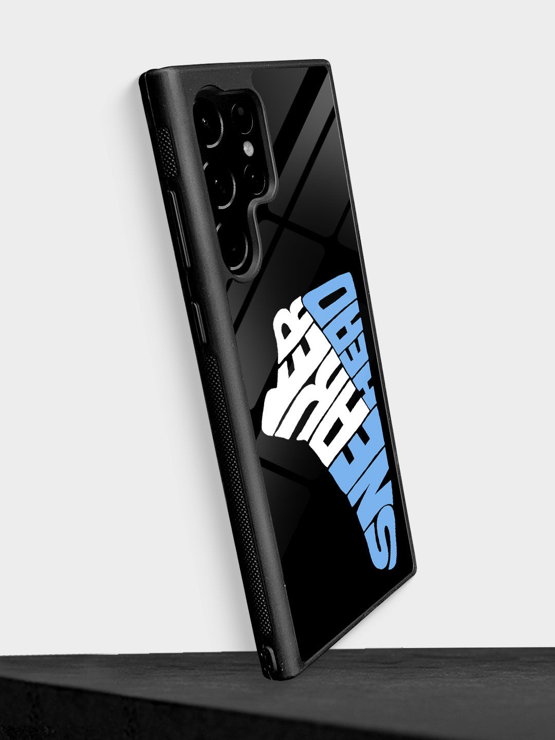 

macmerise Sneakerhead UNC Samsung S22 Ultra Back Case, Black