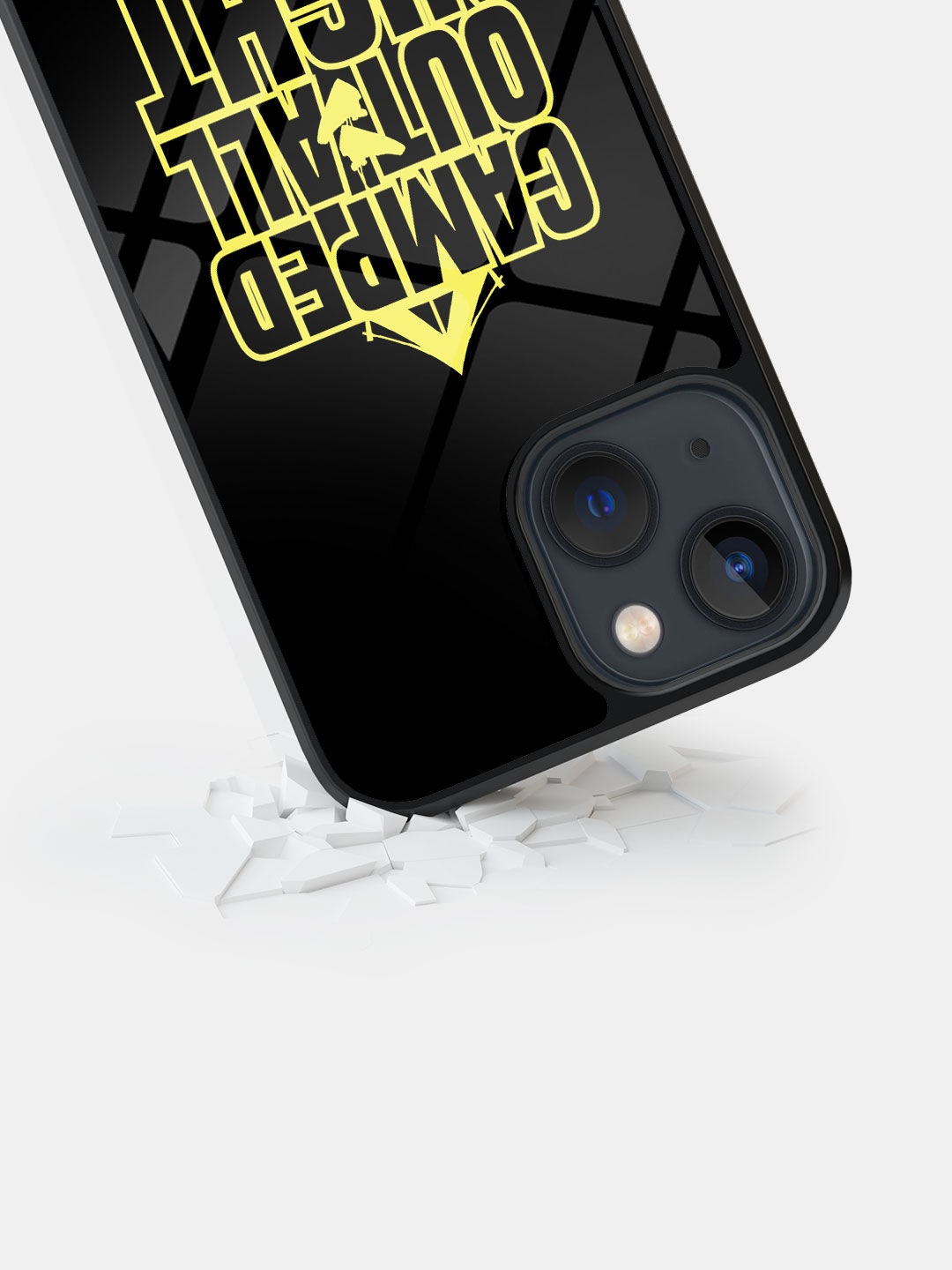 

macmerise Sneakerhead Camped Out iPhone 13 Back Case, Black