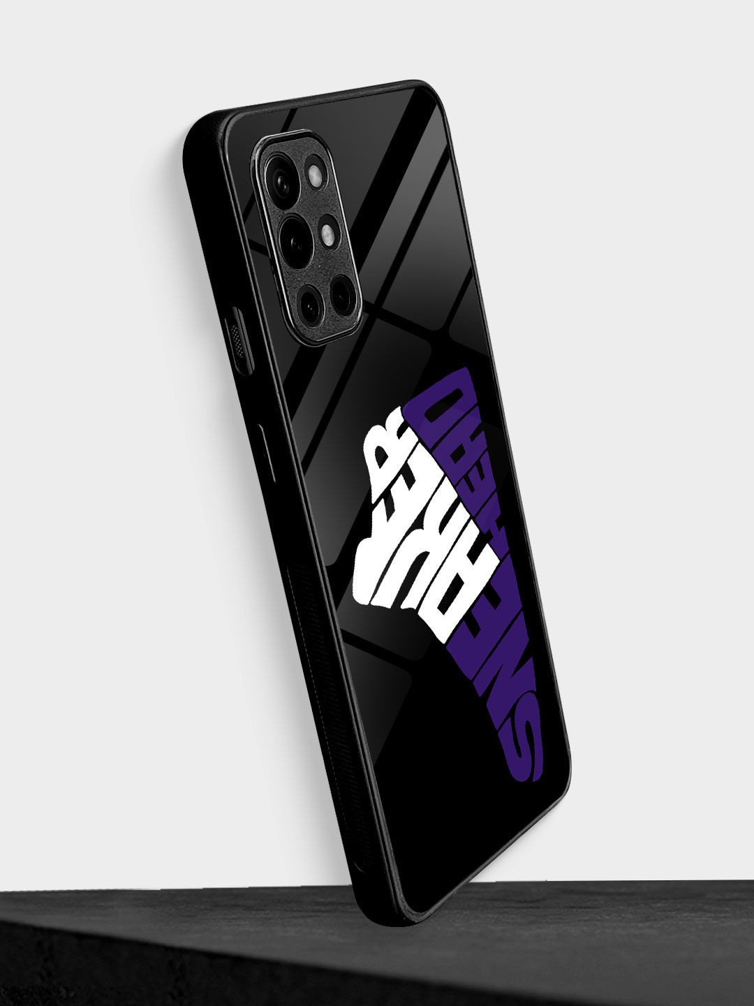 

macmerise Sneakerhead Court OnePlus 9R Back Case, Black