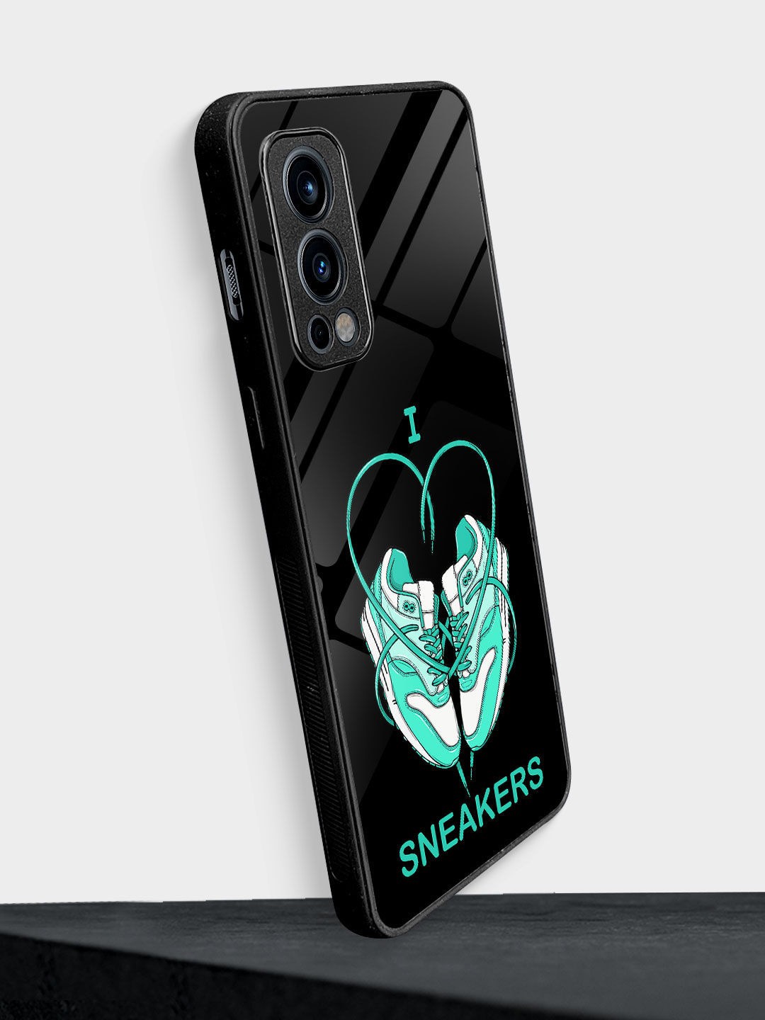 

macmerise Sneakerhead Love OnePlus Nord 2 Back Case, Black