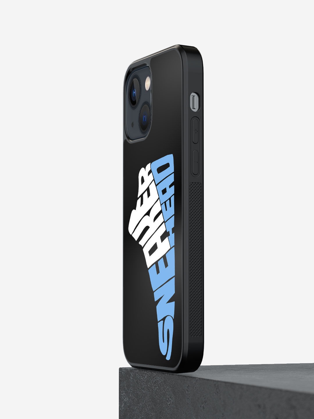 

macmerise Sneakerhead UNC Blue iPhone 13 Bumper Case, Black