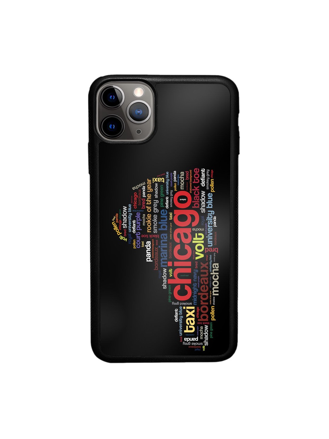 

macmerise Sneakerhead Labels iPhone 11 Pro Max Bumper Case, Black