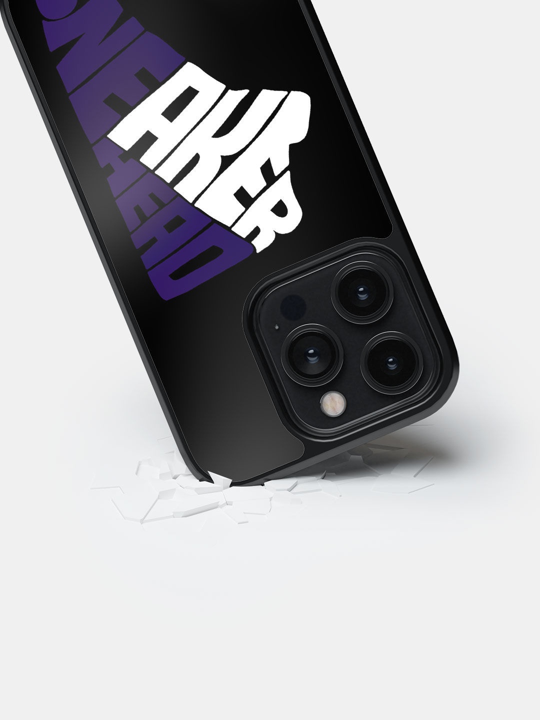 

macmerise Sneakerhead Court iPhone 14 Pro Bumper Case, Black