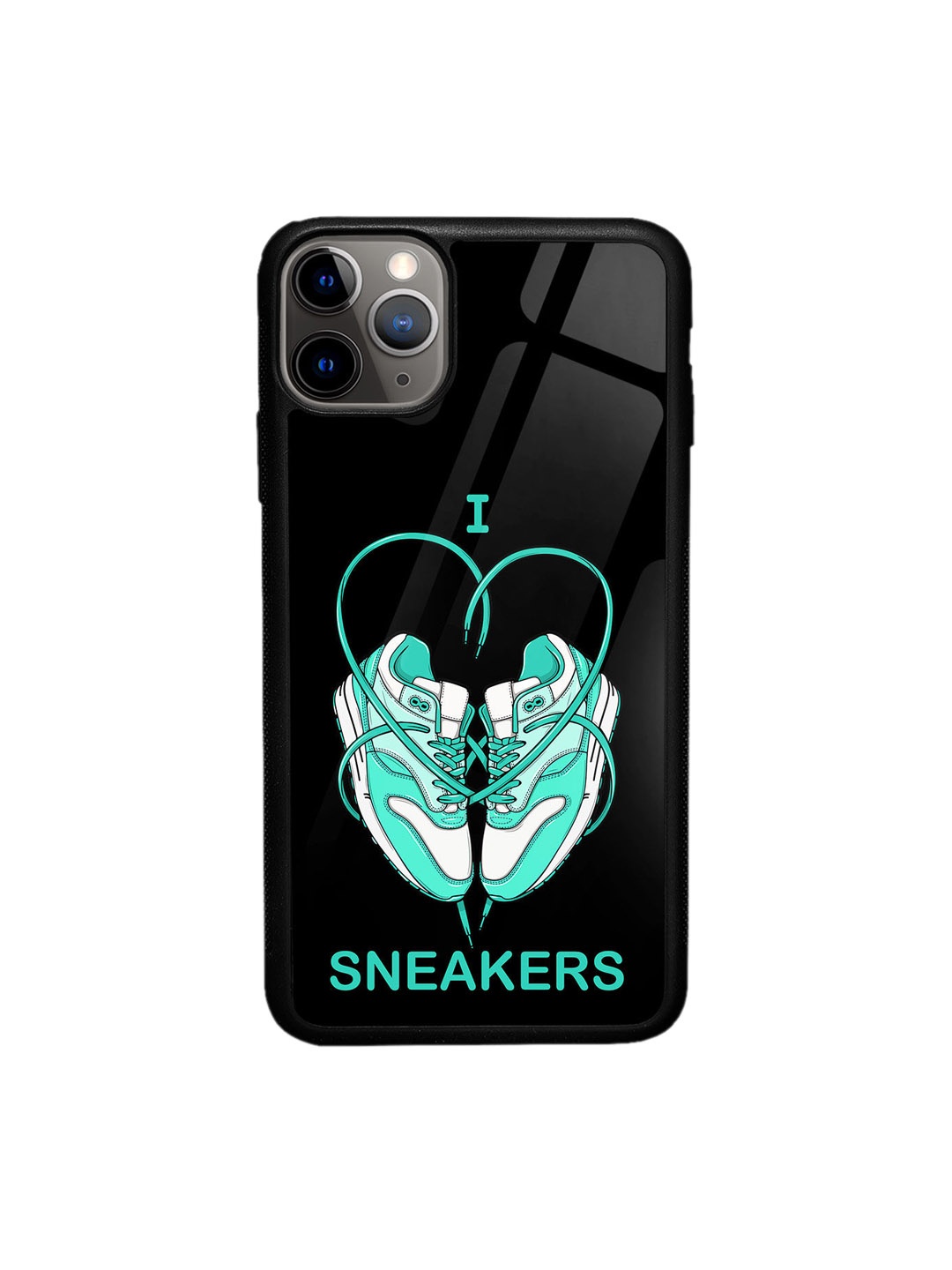 

macmerise Sneakerhead Love iPhone 11 Pro Max Back Case, Black