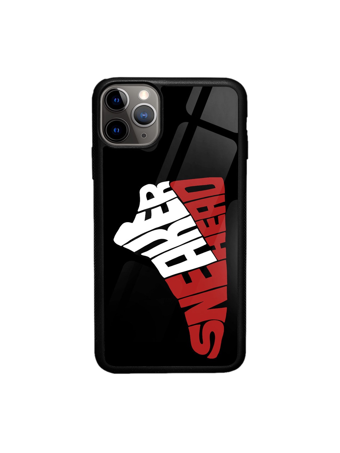 

macmerise Sneakerhead Chicago Glass iPhone 11 Pro Phone Back Case, Black