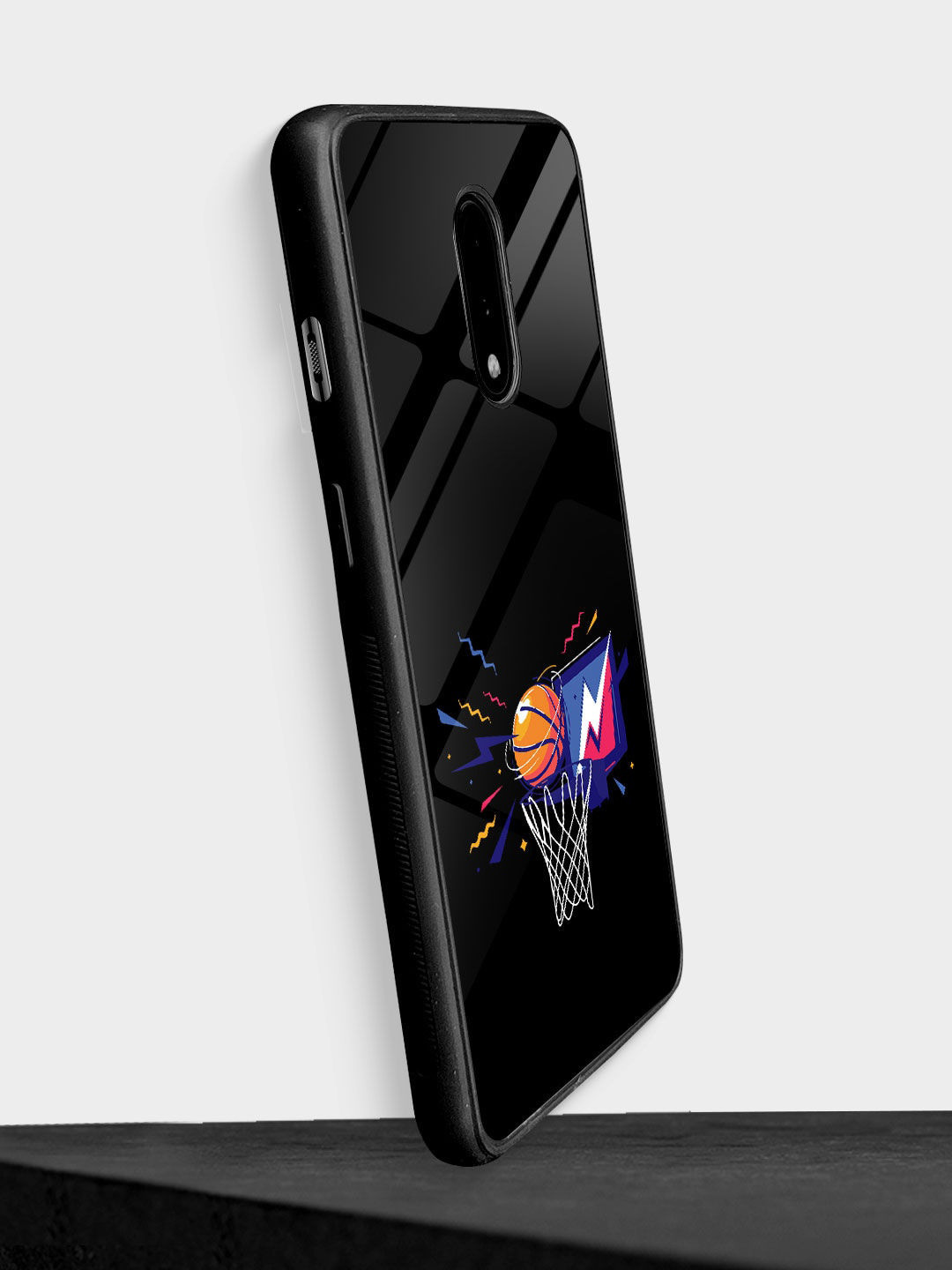 

macmerise Sneakerhead Basket OnePlus 7 Back Case, Black