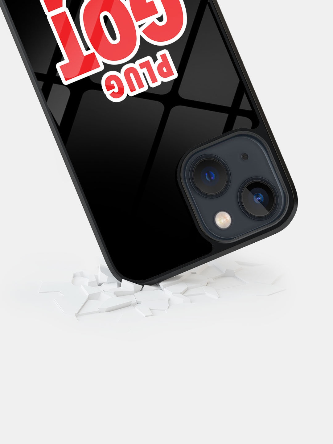 

macmerise Sneakerhead Plug Gote m iPhone 13 Mini Glass Case, Black