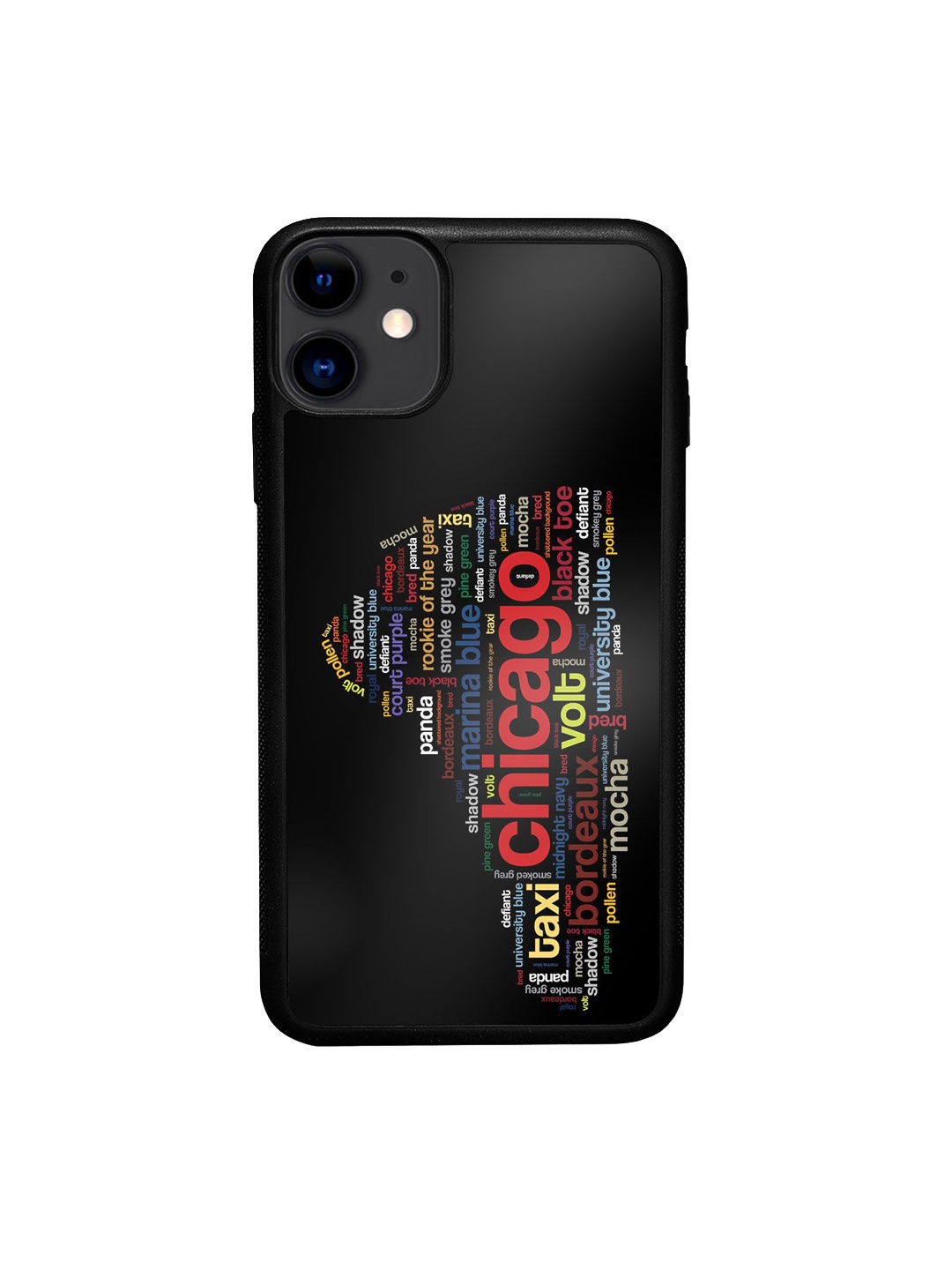 

macmerise Sneakerhead Labels iPhone 11 Bumper Case, Black