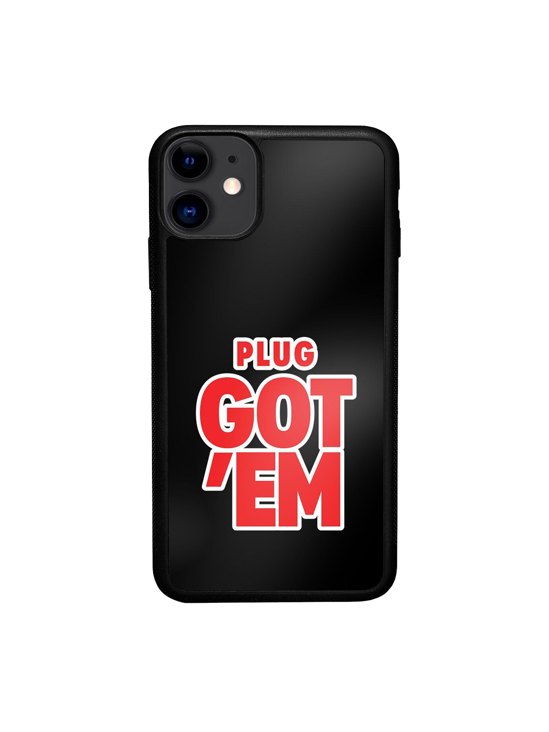 

macmerise Sneakerhead Plug Gote iPhone 11 Bumper Case, Black