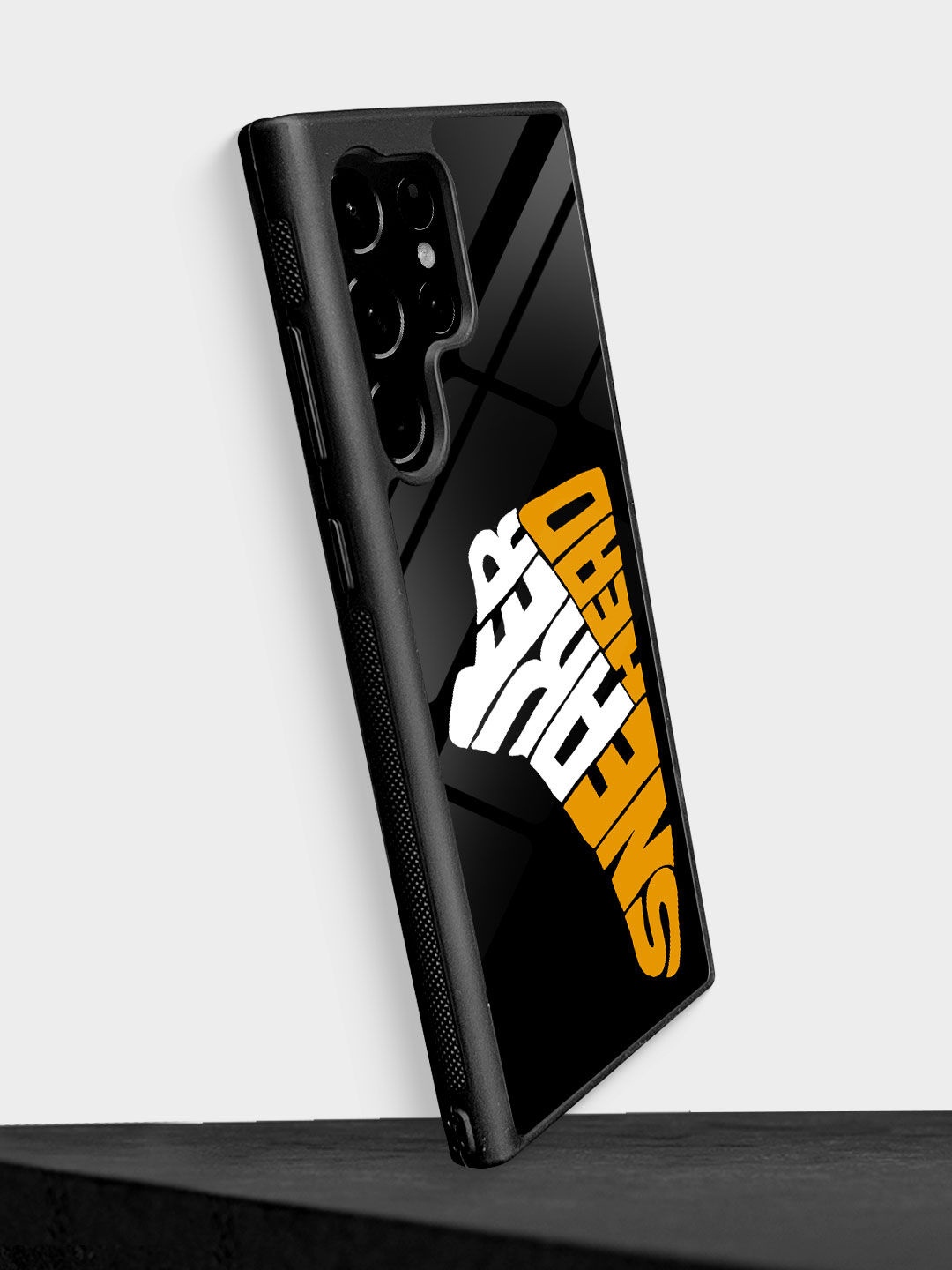 

macmerise Sneakerhead Taxi Samsung S22 Ultra Back Case, Black
