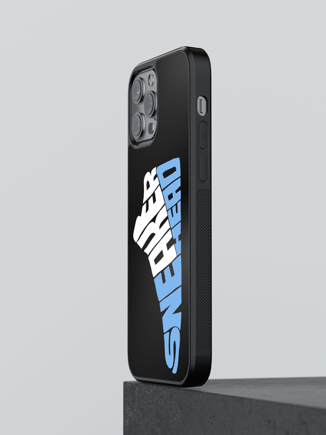 

macmerise Sneakerhead UNC Printed iPhone 13 Pro Bumper Case, Black