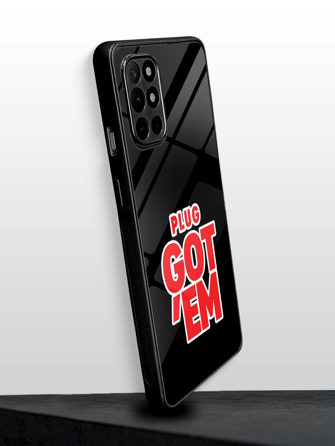 

macmerise Sneakerhead Plug Gote m OnePlus 8T Glass Back Case, Black