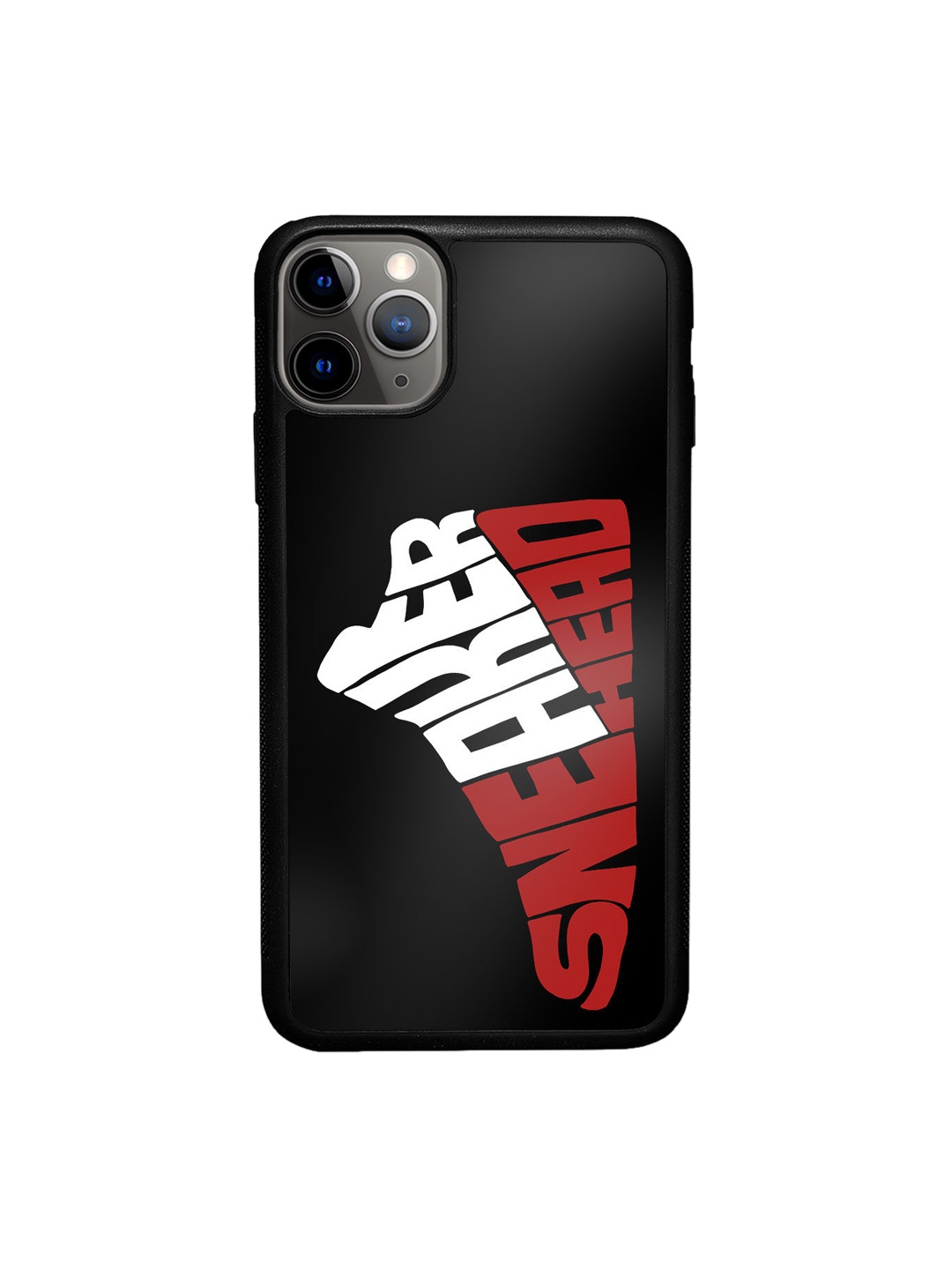 

macmerise Typography Printed iPhone 11 Pro Max Bumper Case, Black