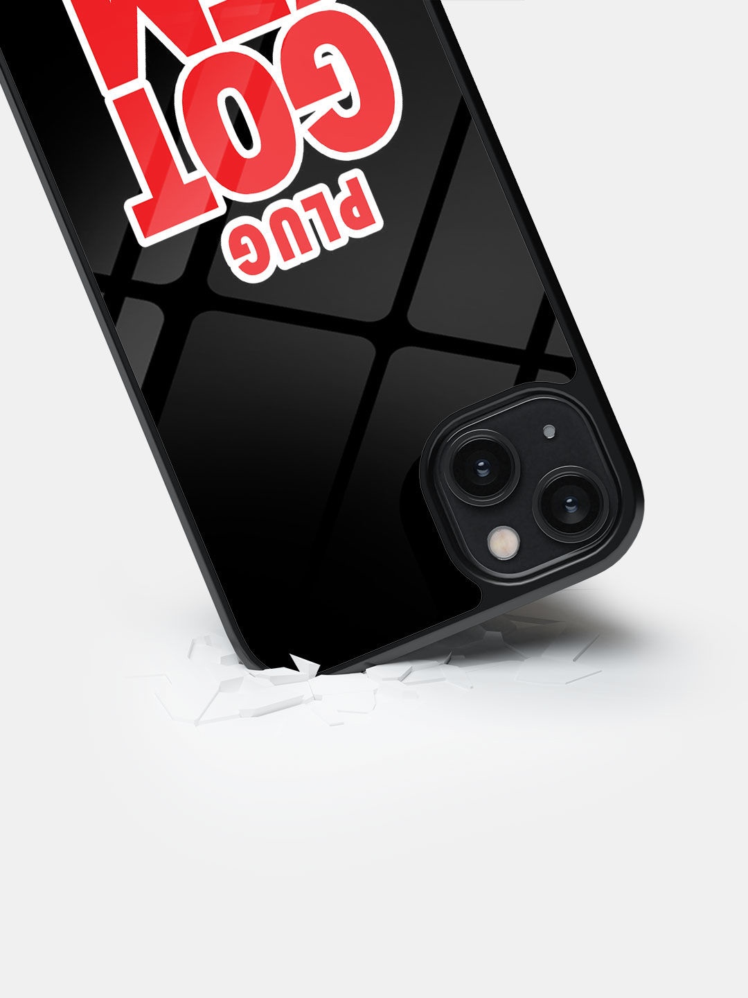 

macmerise Sneakerhead Plug Gote m Glass iPhone 14 Plus Phone Back Case, Black