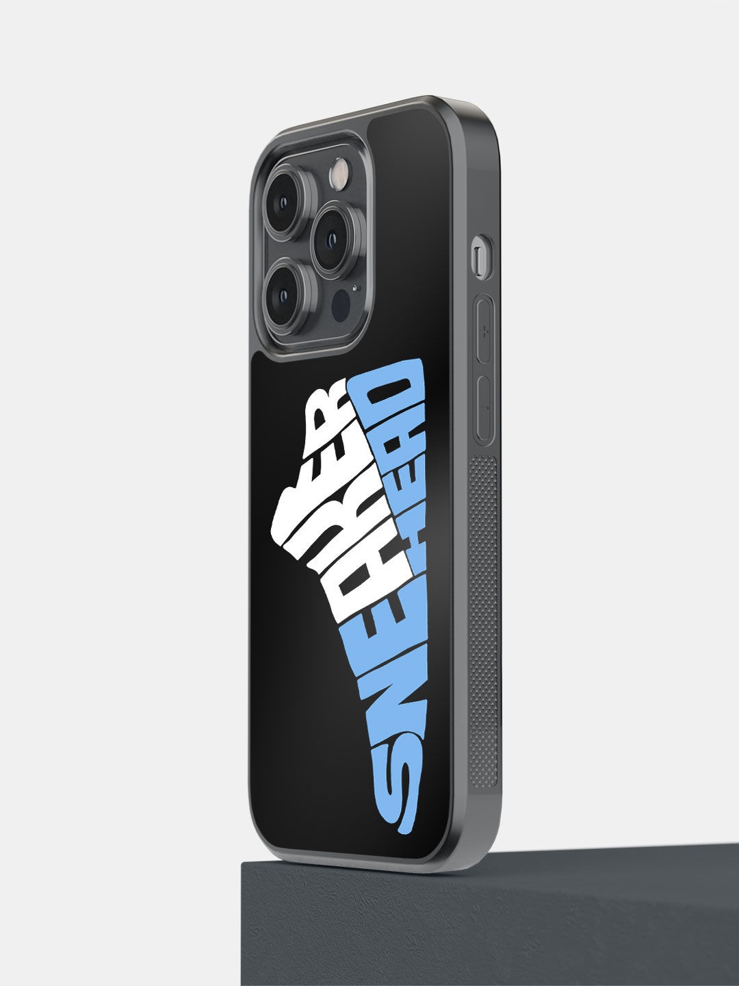 

macmerise Sneakerhead UNC iPhone 14 Pro Bumper Case, Black