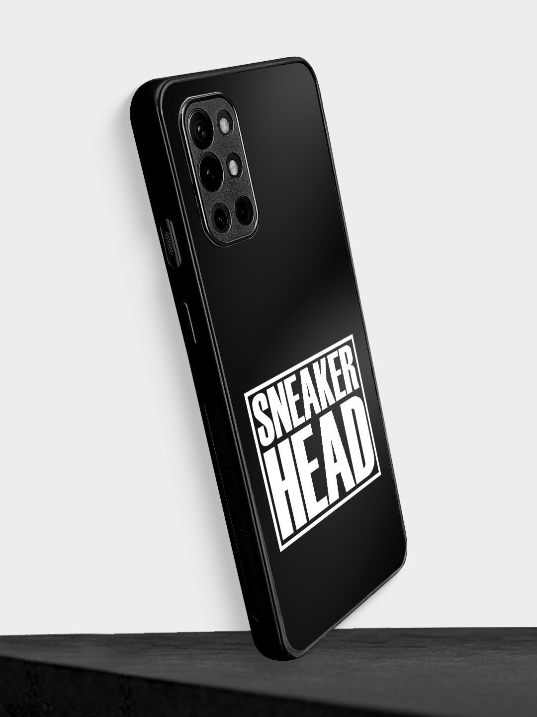 

macmerise Sneakerhead Double Trouble Bumper OnePlus 9R Back Case, Black