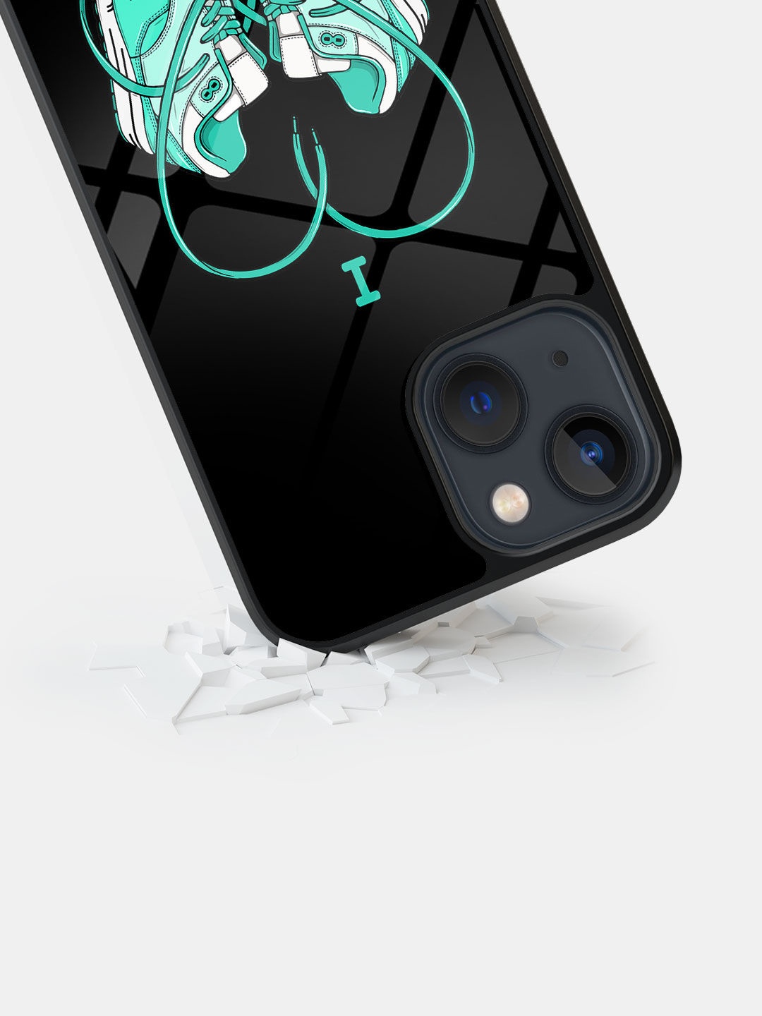 

macmerise Sneakerhead Love iPhone 13 Back Case, Black