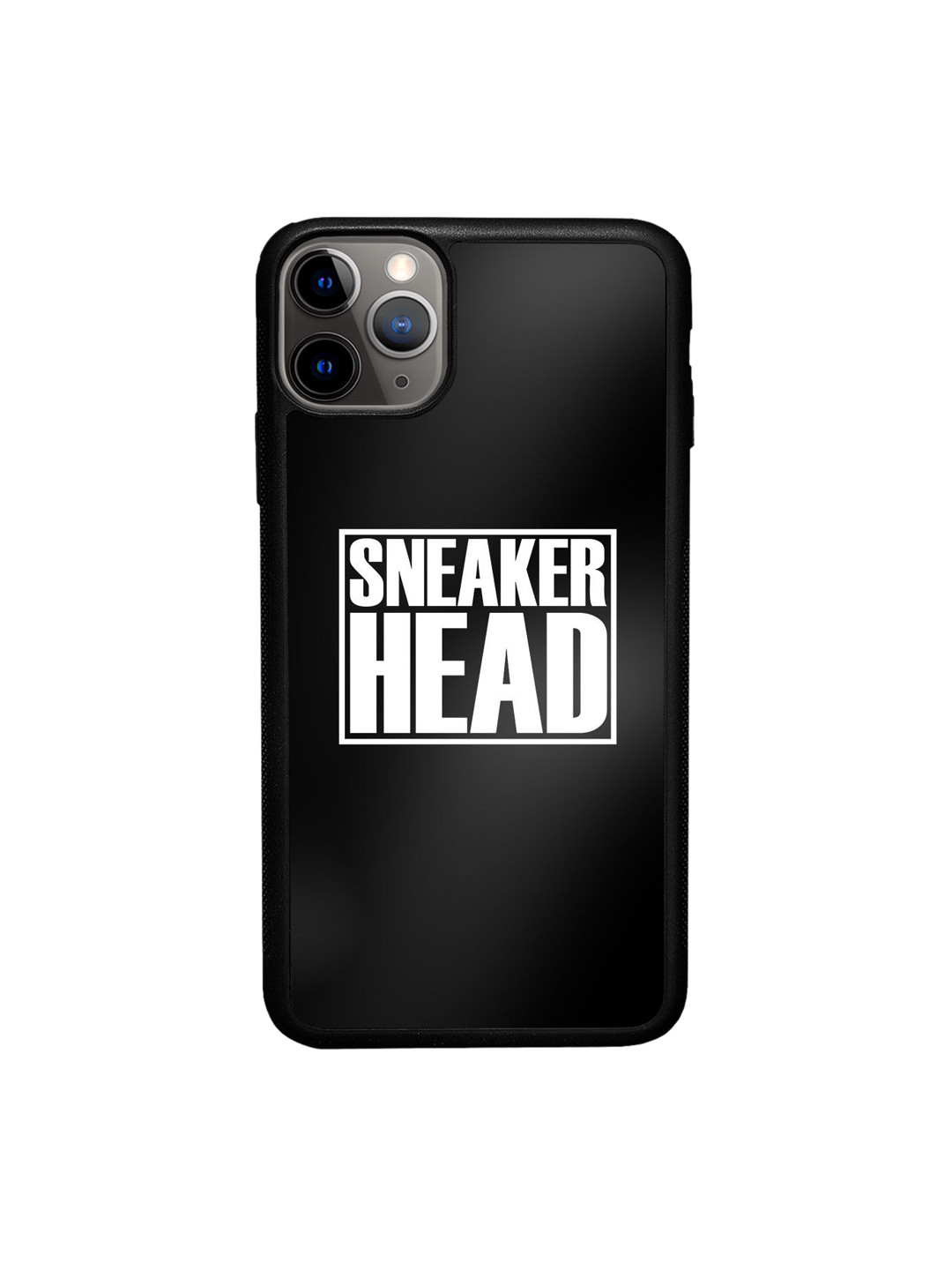 

macmerise Sneakerhead Double Trouble iPhone 11 Pro Bumper Case, Black