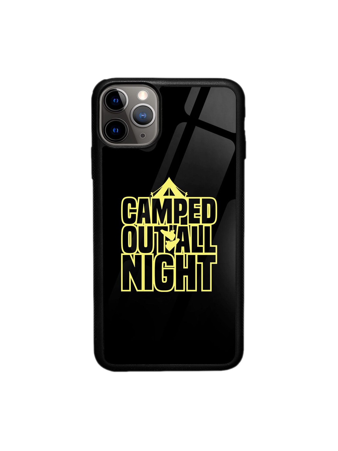 

macmerise Sneakerhead Camped Out iPhone 11 Pro Max Back Case, Black