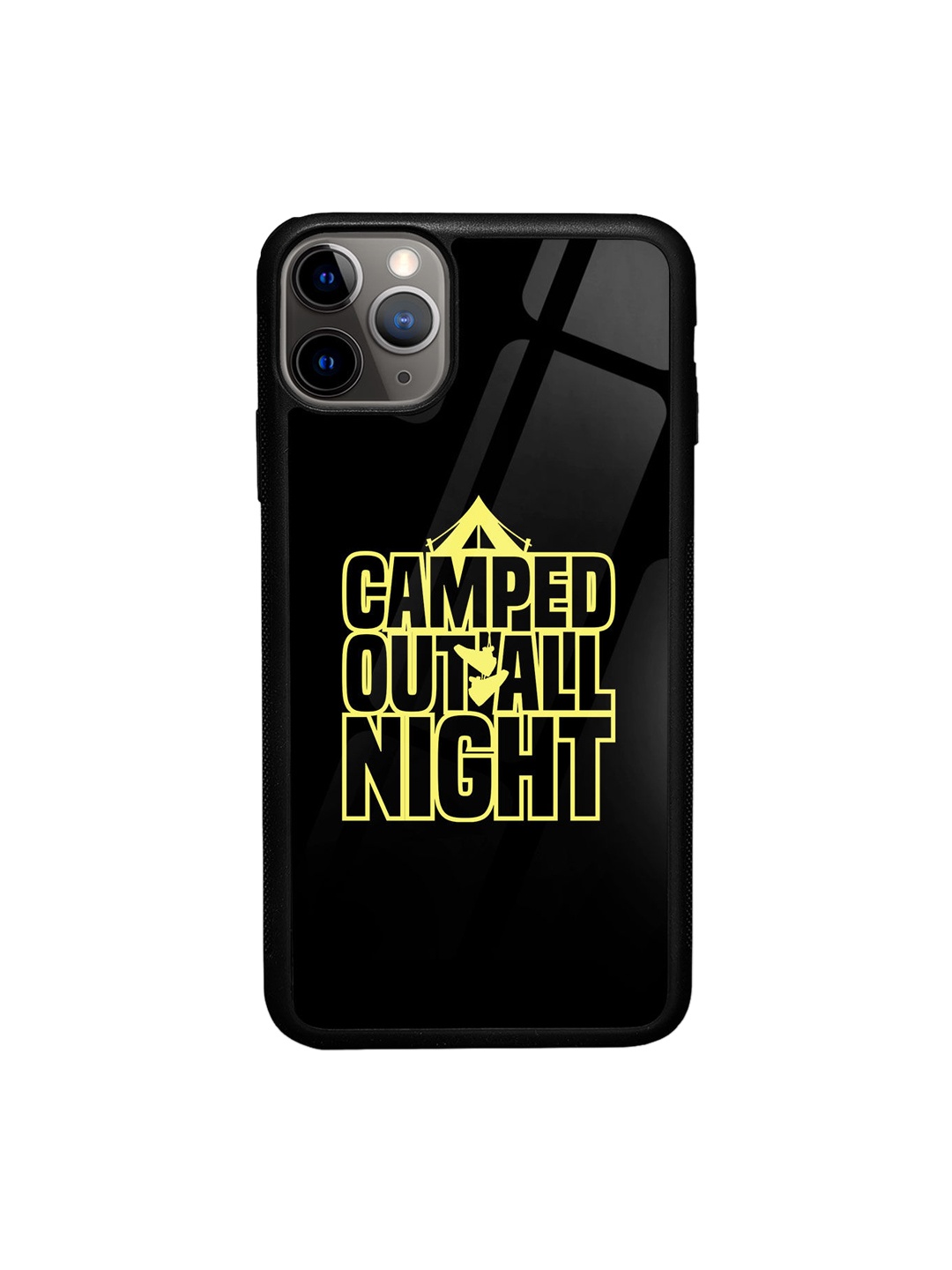 

macmerise Sneakerhead Camped Out iPhone 11 Pro Back Case, Black