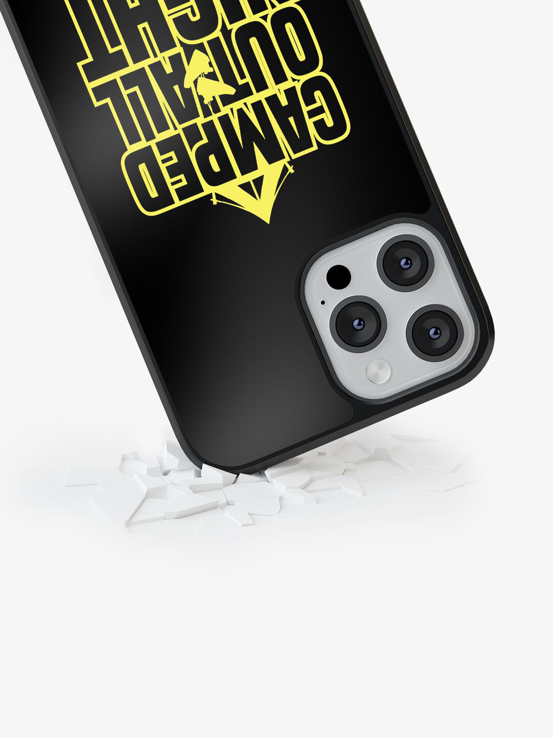 

macmerise Sneakerhead Typography Printed iPhone 13 Pro Bumper Back Case, Black