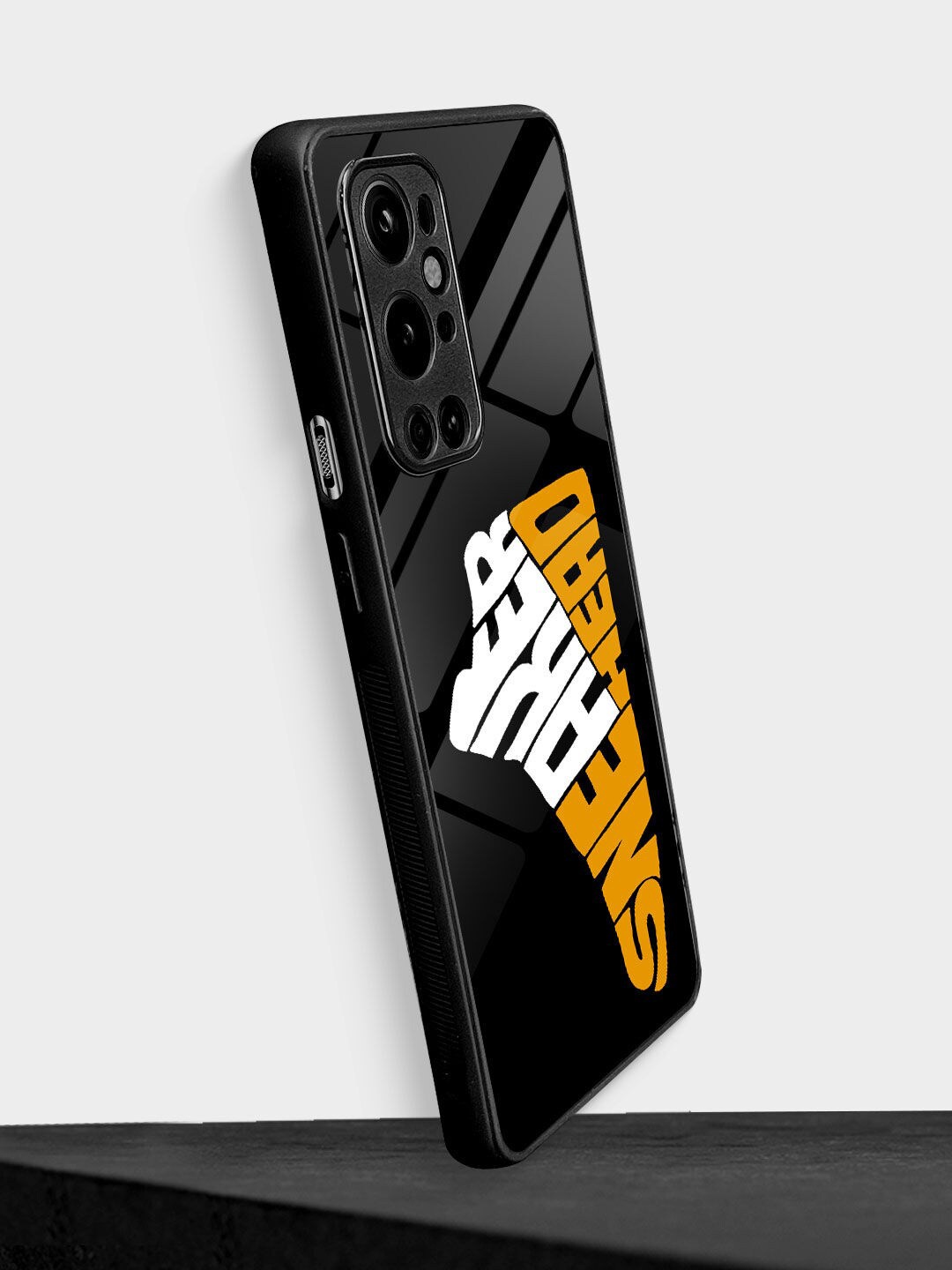 

macmerise Sneakerhead Taxi OnePlus 9 Pro Glass Case, Black