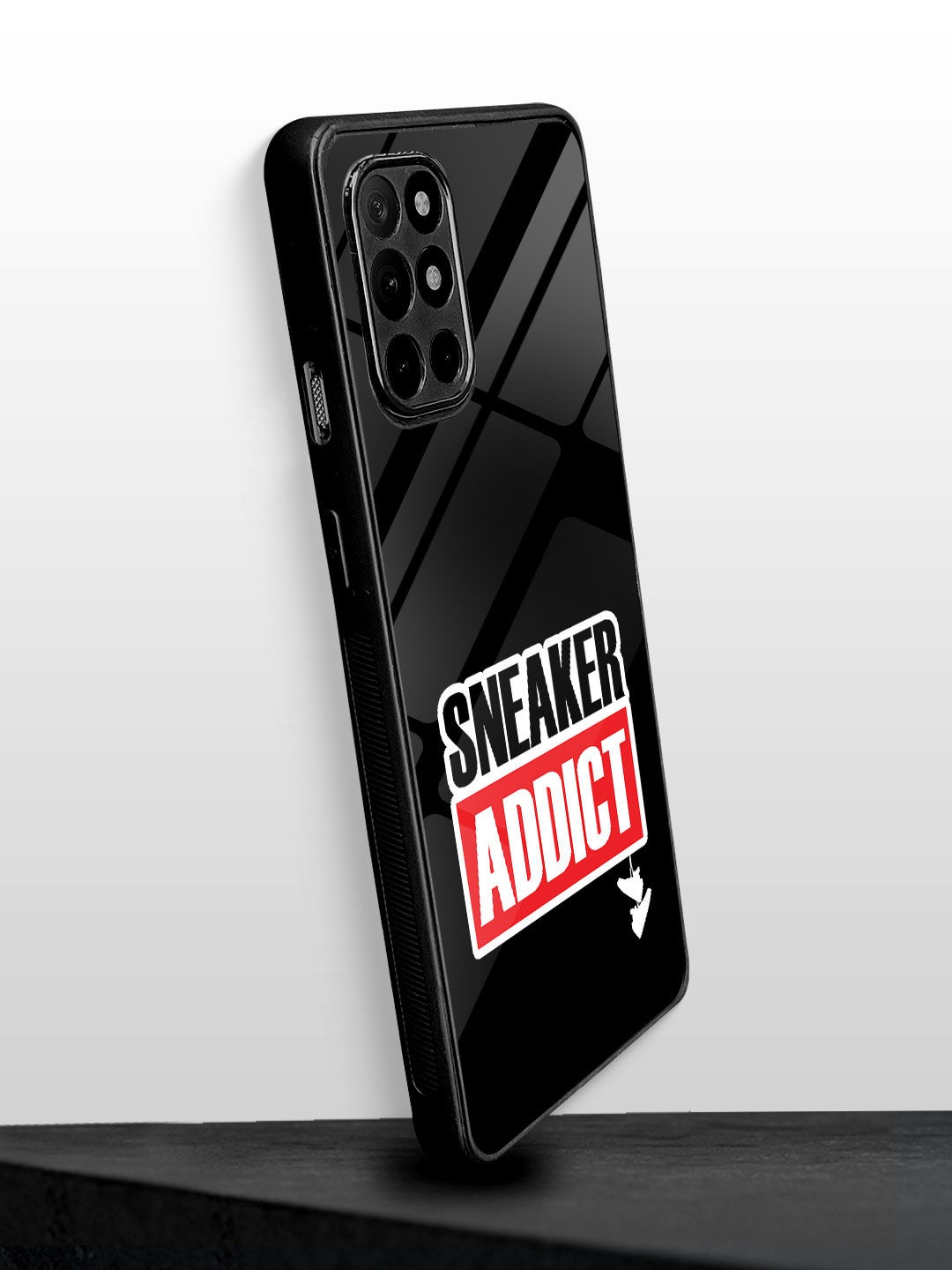 

macmerise Sneakerhead Addict OnePlus 8T Back Case, Black