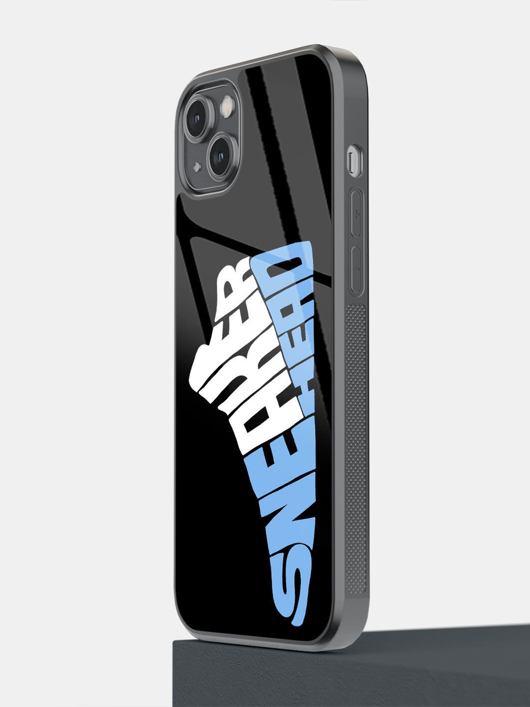 

macmerise Typography Sneakerhead UNC Printed iPhone 14 Plus Back Case, Black
