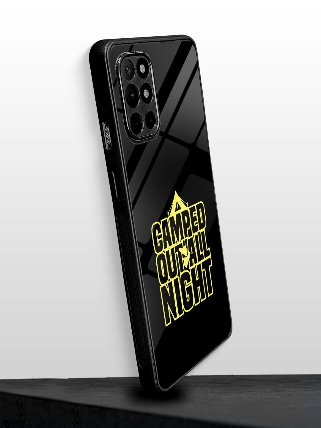 

macmerise Sneakerhead Camped Out OnePlus 8T Glass Case, Black