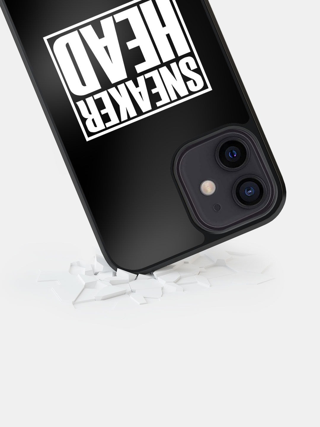 

macmerise Sneakerhead Double Trouble iPhone 12 Mini Bumper Case, Black