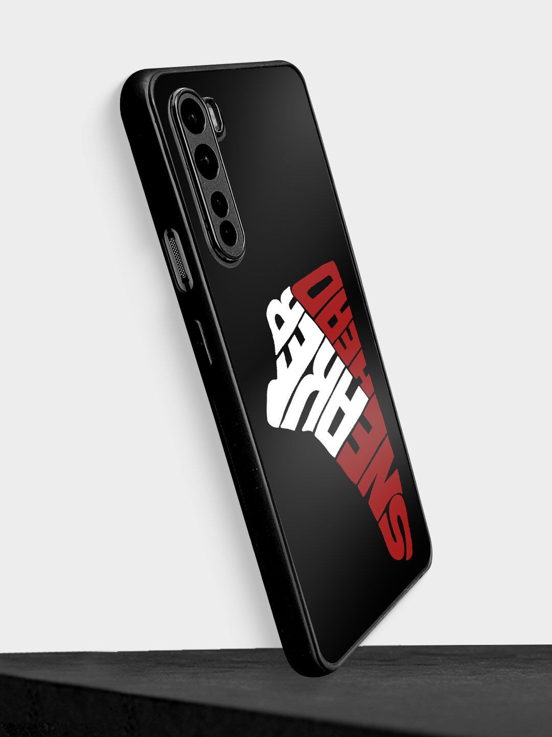 

macmerise Printed OnePlus Nord Bumper Case, Black