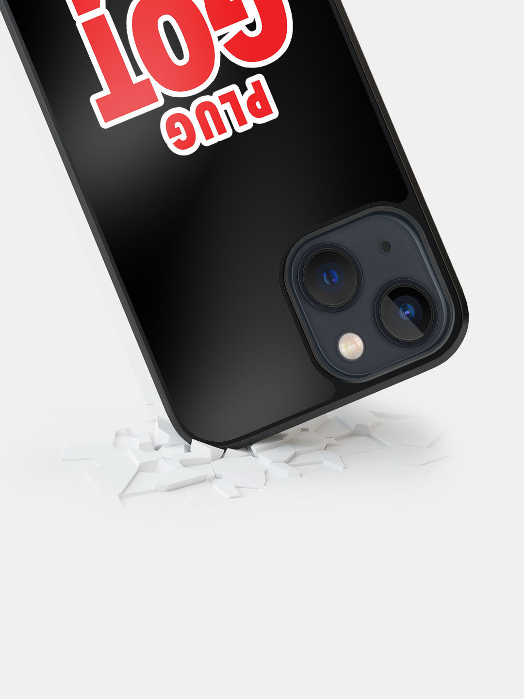 

macmerise iPhone 13 Sneakerhead Plug Gote m Printed Bumper Back Case, Black