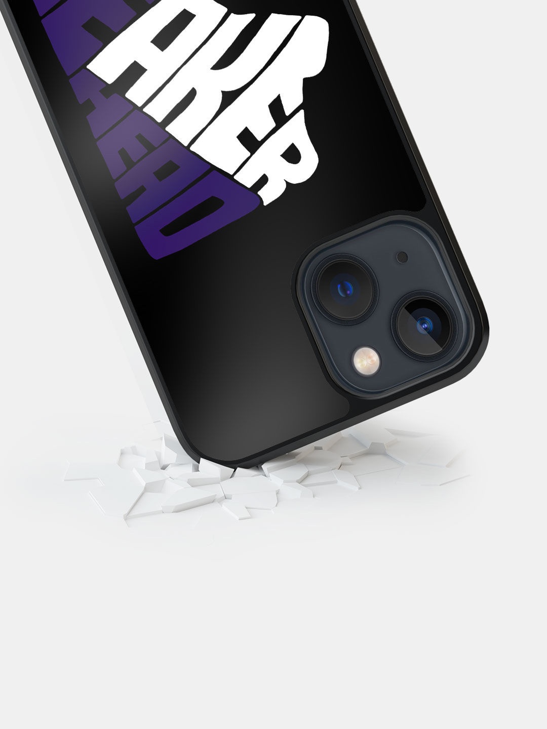 

macmerise Printed iPhone 13 Bumper Case, Black