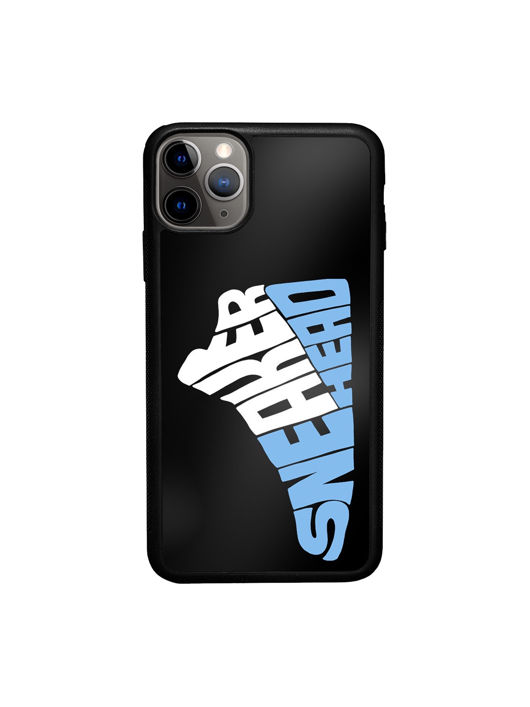

macmerise Sneakerhead UNC Printed iPhone 11 Pro Max Bumper Back Case, Black