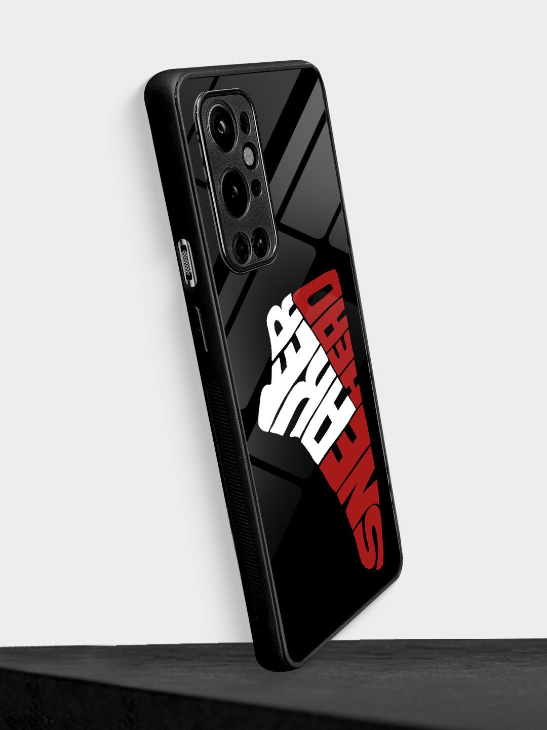 

macmerise Sneakerhead Chicago Printed OnePlus 9 Pro Bumper Back Case, Black