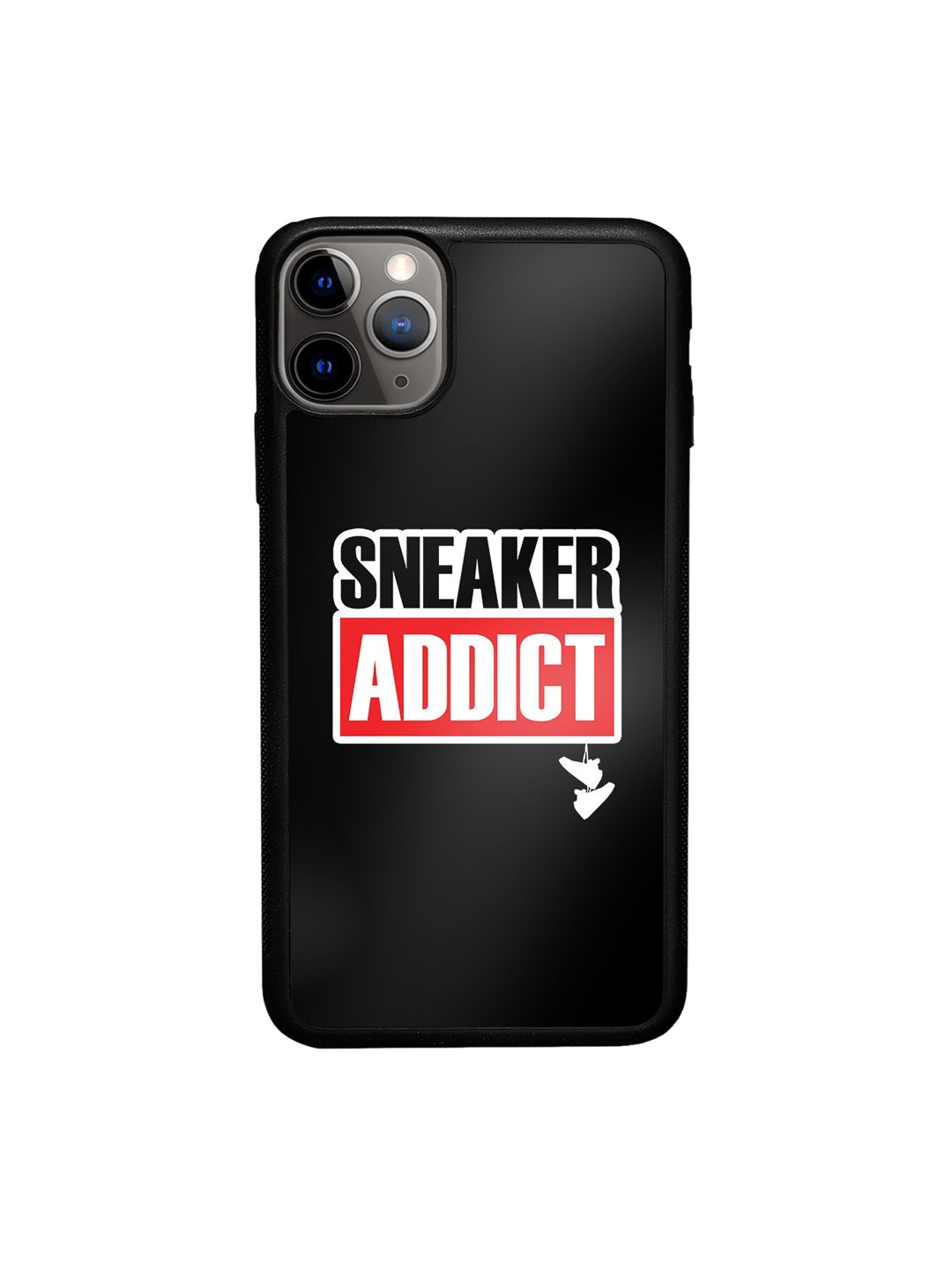 

macmerise Sneakerhead Addict iPhone 11 Pro Bumper Case, Black