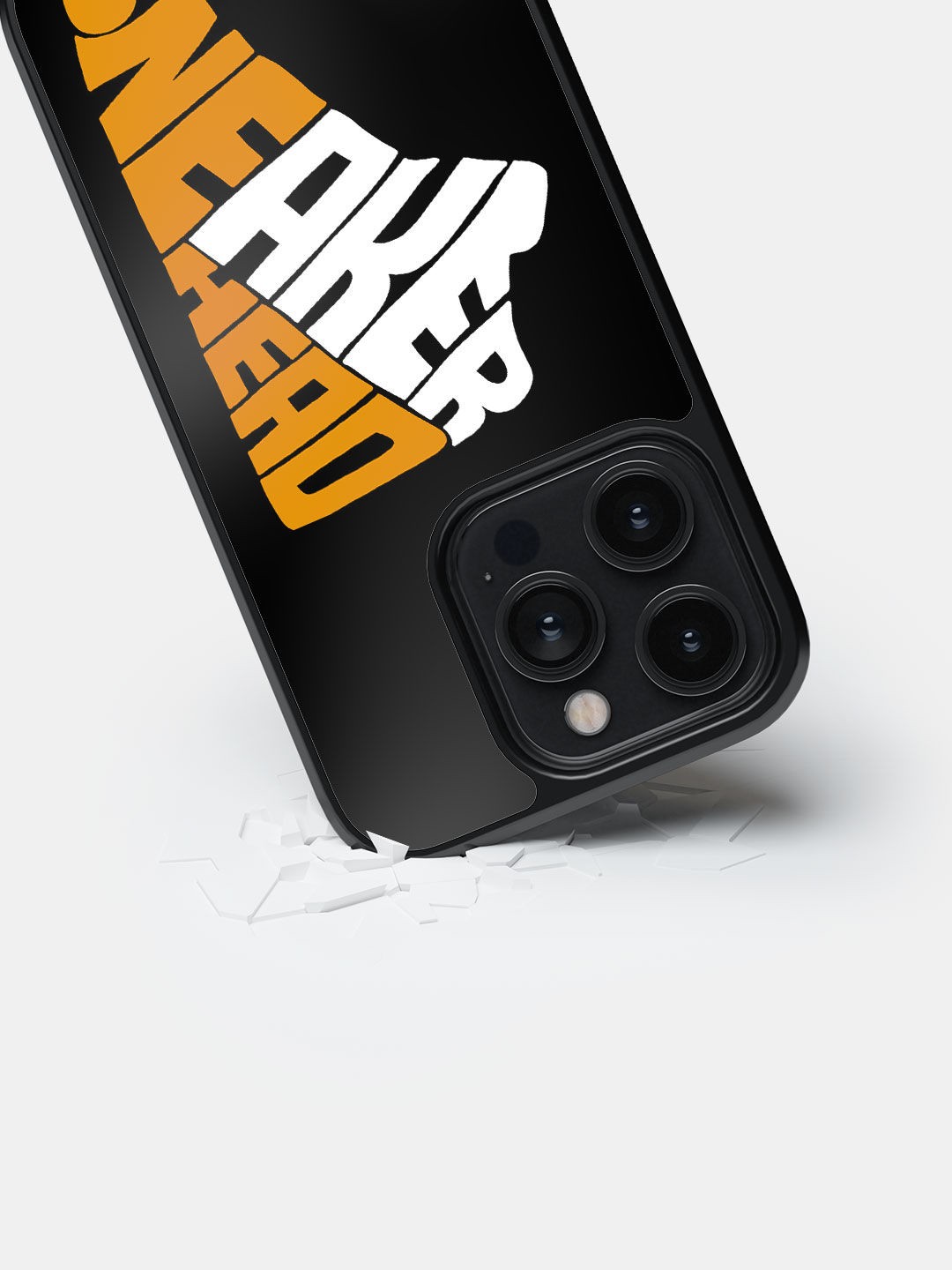 

macmerise Sneakerhead Taxi Printed iPhone 14 Pro Bumper Back Case, Black