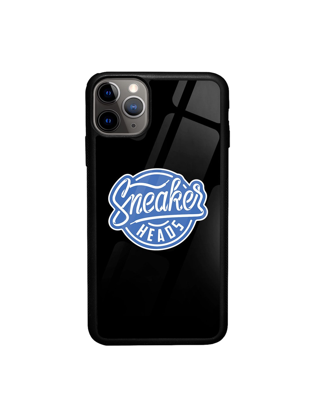 

macmerise Sneakerhead Badge iPhone 11 Pro Glass Case, Black
