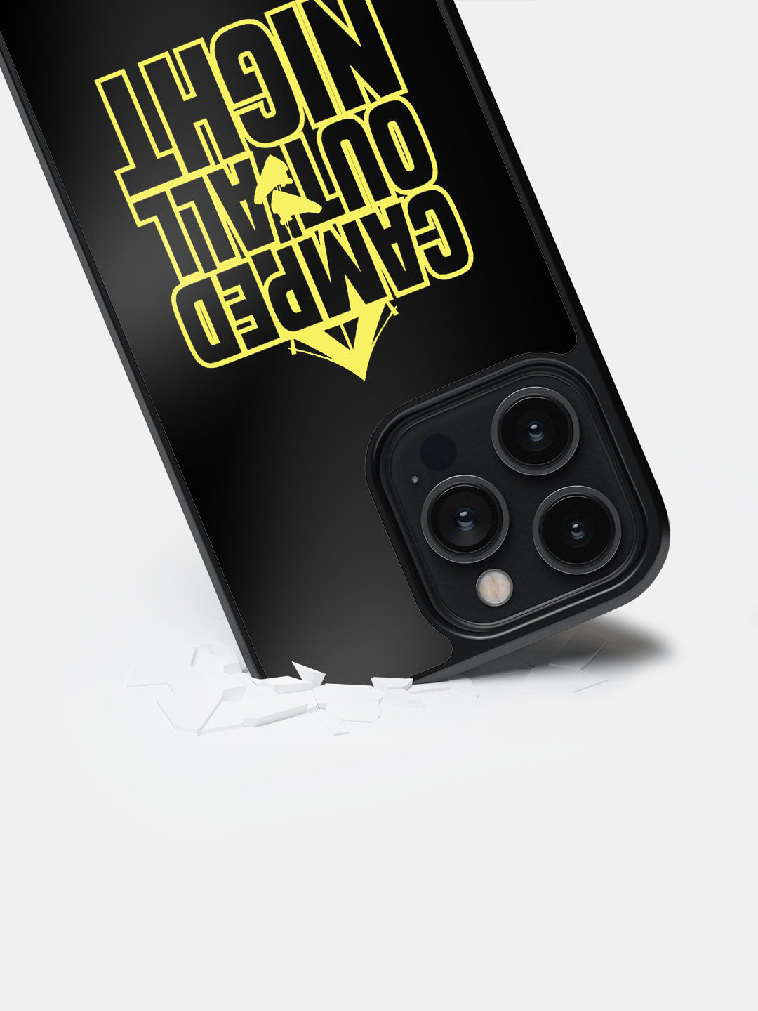 

macmerise Sneakerhead Camped Out iPhone 14 Pro Max Back Case, Black