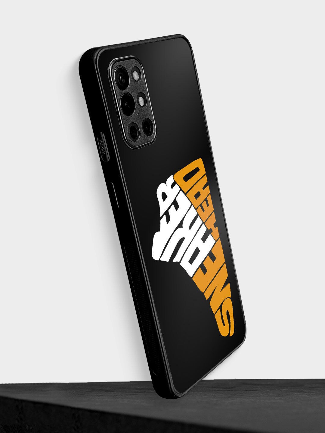 

macmerise Sneakerhead Taxi OnePlus 9R Bumper Case, Black