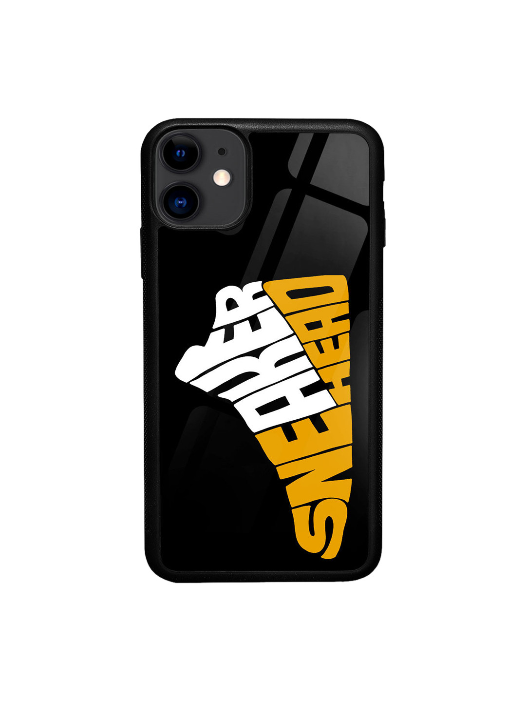 

macmerise iPhone 11 Sneakerhead Taxi Printed Back Case, Black