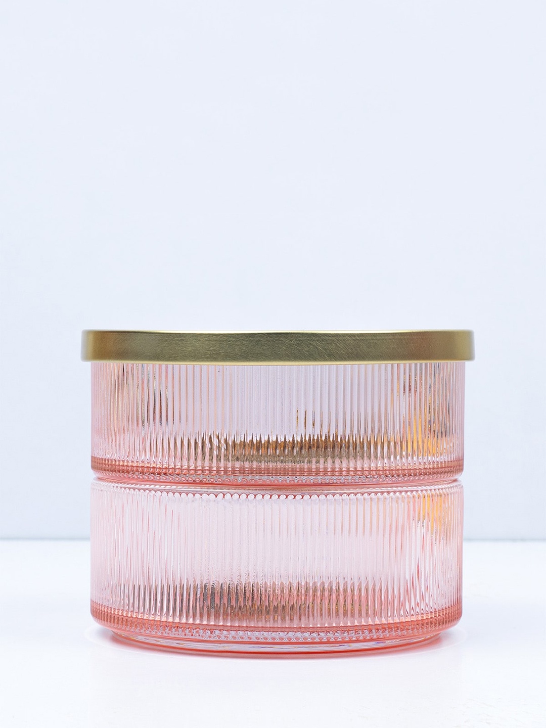 

Anko Pink Textured 2 Tier Jewellery Box