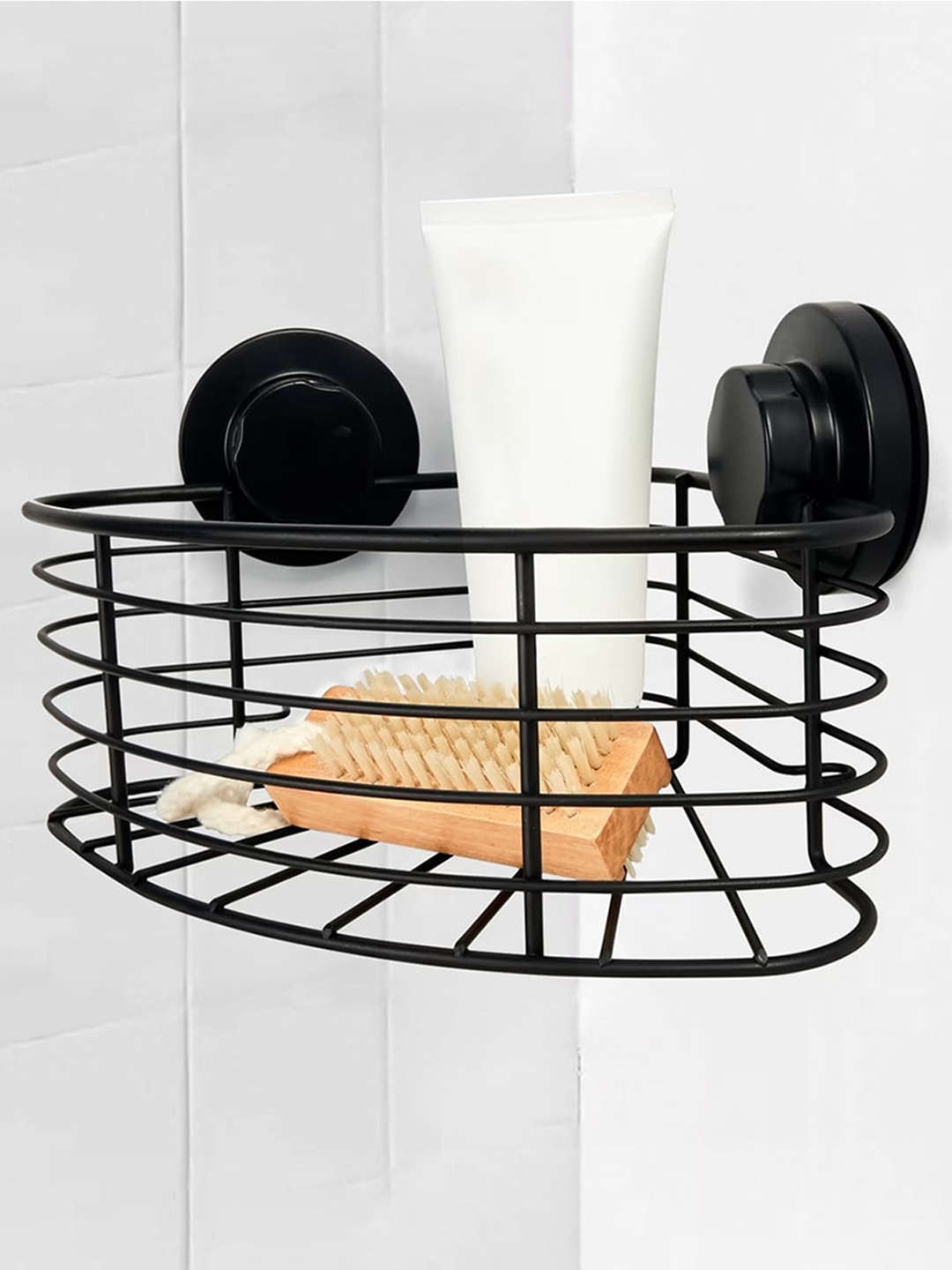 

Anko Blk Black Iron Suction Corner Caddy-2Kg