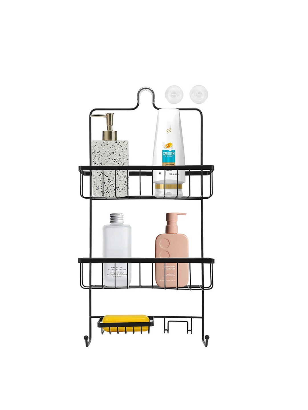 

Anko Black Textured 3 Layer Storage Shower Caddy