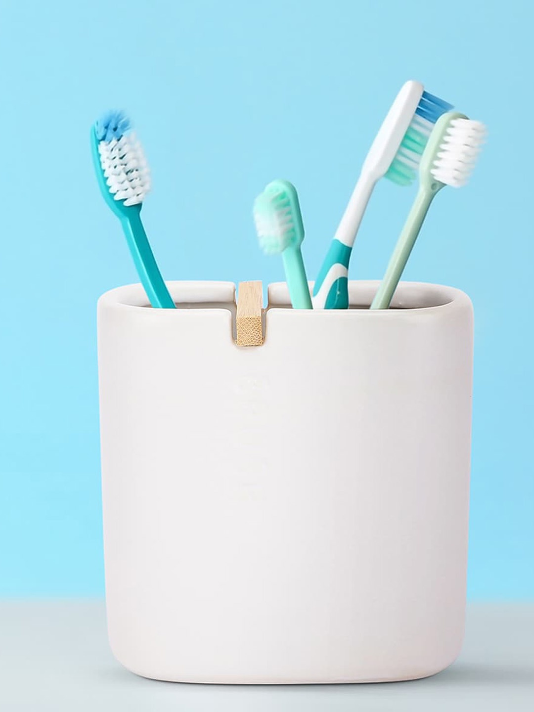

Anko White Stoneware Tooth Brush Holder