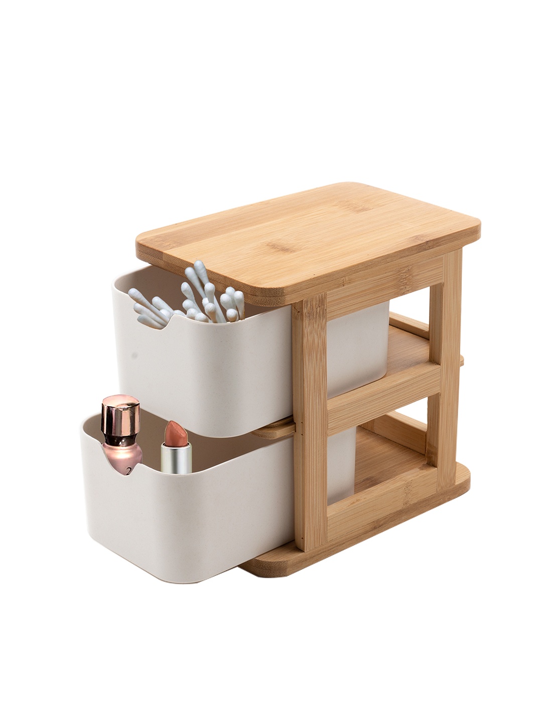 

Anko Beige Bamboo Storage Organiser