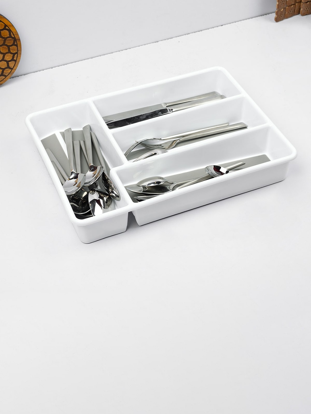 

Anko White Kitchen Cutlery Separators